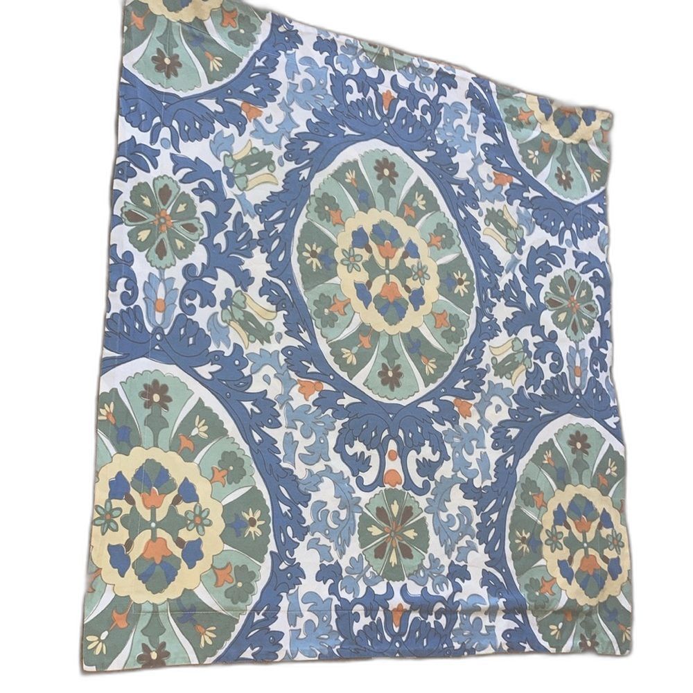 Pottery Barn Caesarea Mandala Medallion Patterned Euro Pillow Sham Cover